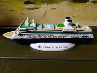 Holland America Line Cruise Ship Ms Amsterdam Model W/ Tag