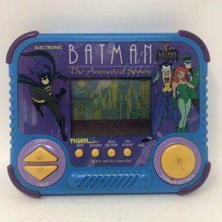 Batman The Animated Series Electronic Handheld Game Vintage 1992 Tiger