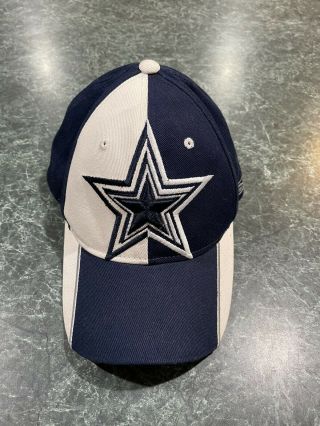 Vintage Reebok Dallas Cowboys Big Star Logo Nfl Equipment Strapback Hat Cap