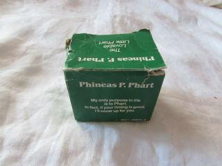 Vintage Phineas P Phart Novelty Joke Rubber Squeeker Toy Fart 8001489732 Box
