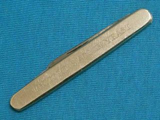 Vintage Wright Bros Sheffield England Whitticks Acorn Yeast Ad Pen Knife Knives