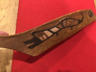 Antique Northwest Coast Indian.  Carved Canoe Model