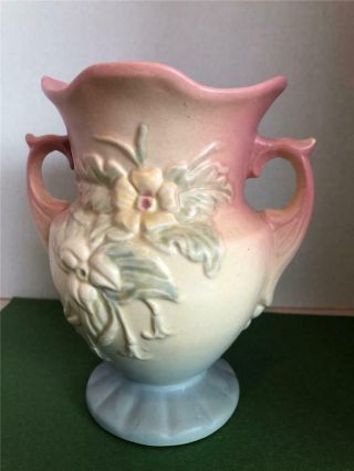 Vintage Hull 6 1/2 " W - 4 Wildflower 2 Handle Vase Pottery Made In The Usa