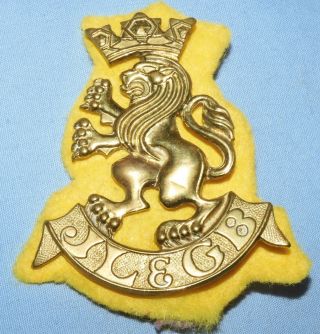 Vintage Jewish Lads & Girls Brigade Jl & Gb Cap Badge - Brass