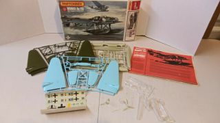 Vintage Matchbox 1/72 Scale Heinkel He 115 Plastic Model Kit