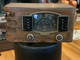 Zenith Antique Shortwave Radio Model 7 - S - 633