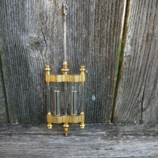 Antique Good Quality French Crystal Regulator Mantle Clock Pendulum