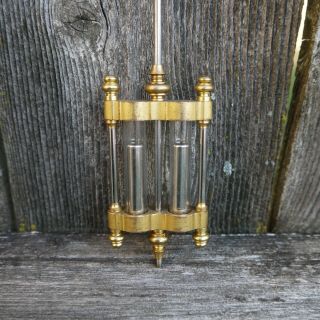 antique good quality French crystal regulator mantle clock pendulum 2