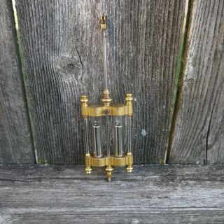 antique good quality French crystal regulator mantle clock pendulum 3