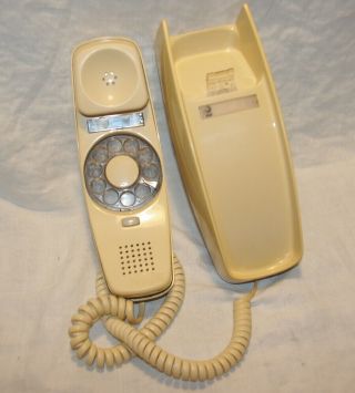 Vintage Western Electric At&t Beige Trimline Rotary Wall Phone Cs224a