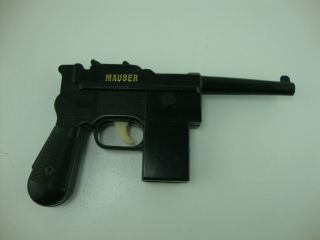 Ht Toys German Mauser C96 Broomhandle Vintage Plastic Gun Toy Noise Make