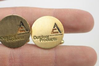 Vintage Allis Chalmers Dealer Outdoor Products Cuff Links Tractor Uniform - A5 2