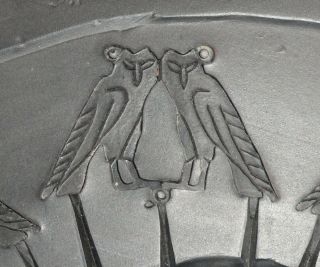 Vintage 9” Rubber Spin Casting Mold Egyptian Double Falcon Falconidae Pendant Br