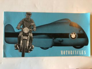 Vintage Bmw Motorcycles Brochure R27 R50 R60 R69