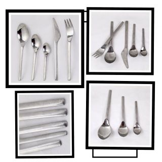 5 Pc.  Setting Stainless Steel Sas Scandinavian Airlines Sigurd Persson Jet Line