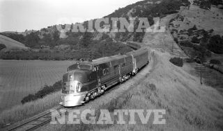 Orig 1945 Negative - Atchison Topeka & Santa Fe At&sf Emc E1 California Railroad