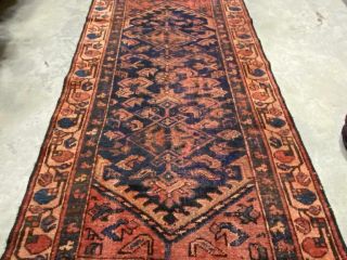 Antique Distressed Hand Knotted Hamidoun Wool Area Rug 5.  5 X 2.  9 Ft (1663hm)