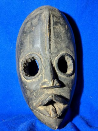 Ceremonial Dan Deangle Mask From Liberia — Authentic Carved Wood African Art