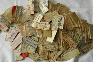 Bus tickets: 1000 Issued Setright speed; Crosville 1940 ' s,  a few Birkenhead 2