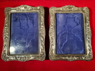Buy 1 Get 1 Late Victorian Silver Photo Frames H/m B 