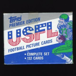 1984 Topps Usfl Football Near Complete Set (124/132) Missing 8 Cards