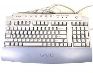 Vintage Sony Vaio Computer Keyboard Pcva - Kb1p/ub