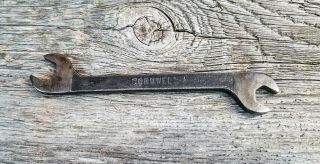 Vintage Cornwell (a) 5/16 " X 1/4 " Angle Open End Wrench Made In The Usa
