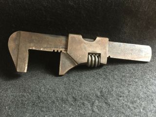 Wakefield Adjustable Wrench No 17 - Antique Indian Motorcycles Wrench - Hendee Mfg