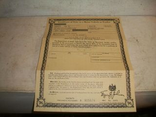 Vintage 1960 Gmc Truck Historical Maryland Auto Document Title Federalsburg Md