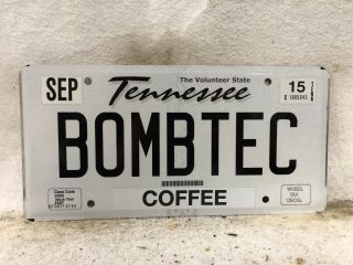 2015 Tennessee Vanity License Plate “bombtec”