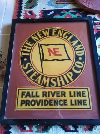 Fall River Line Steamship Co One Of A Kind Rare Antique