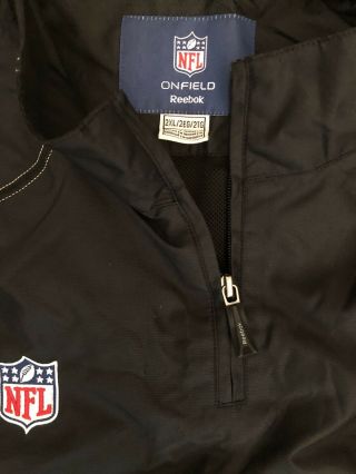 Vintage NFL Equipment Orleans Saints Onfield Pullover Reebok Jacket XXL 3