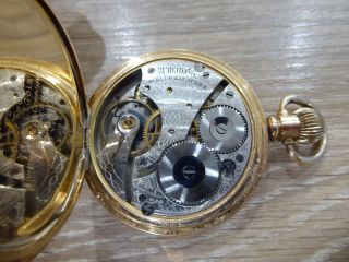 Antique Waltham Gold Plated Pocket Watch // Ald Dennison Case