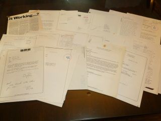 Documents From Historic Delorean Car Company Files (d4)