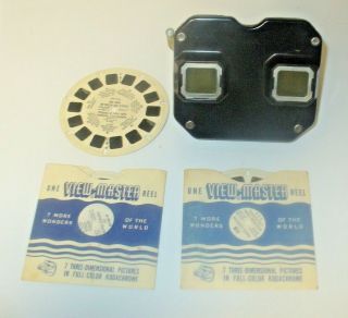 Vintage Sawyers View - Master Stereoscope Viewer With 3 Reels
