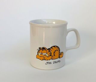 Vintage Garfield I Hate Mondays Enesco 1981 Jim Davis Coffee Cup Mug