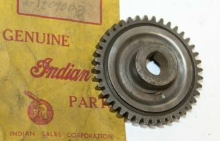 Old Antique Motorcycle Magneto Drive Gear Indian Scout 101 Chief Four 4
