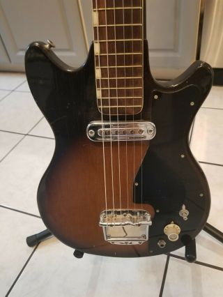 Vintage Early ' 60s TEISCO (DEL REY) E - 100 MIJ Electric Guitar 2