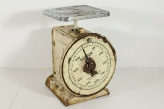 Vintage Hanson Kitchen Utility Scale - 500 Gram Capacity - Spring Tan Brown