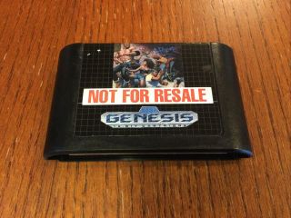 Streets Of Rage 2 Vintage Sega Genesis Not For Resale Nfr Cart Cartridge Only