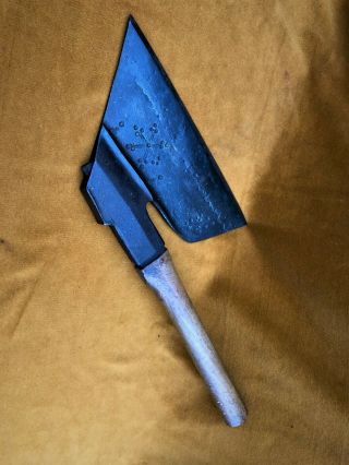 Antique Hand Forged Goose Wing Axe Broad Hewing Vintage Goosewing 14 "
