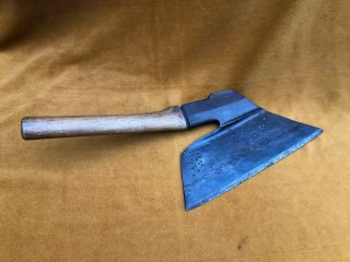 Antique Hand Forged Goose Wing Axe Broad Hewing Vintage Goosewing 14 