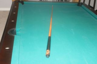 Antique Billiard Cue/pool Stick/brunswick Balke Collender/1piece/leather Wrap