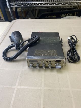 Vintage Cobra 25 Gtl 40 Channel Cb Mobile Radio W Microphone