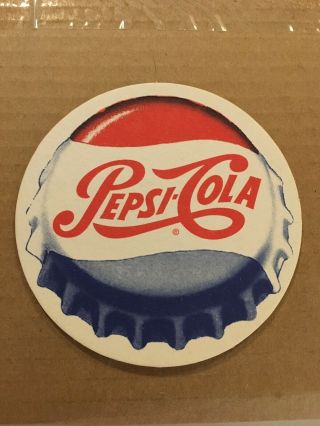 8 Vintage 1960s - 70s Pepsi Cola 4 " Coasters