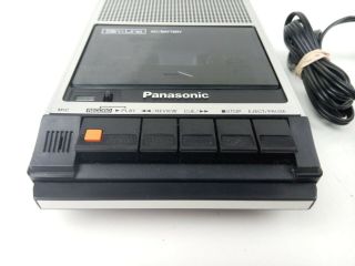 Vintage Panasonic Cassette Tape Recorder Slim Line RQ - 2739, 2