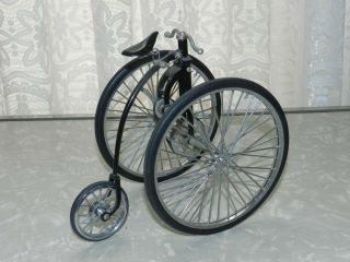 Vintage 1884 Model High Wheel Bicycle Humber Trike Penny Farthing Bike