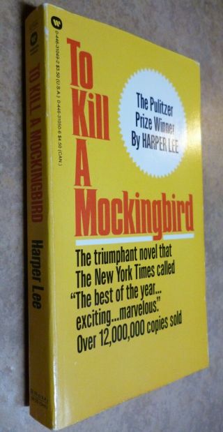 To Kill A Mockingbird By Harper Lee 1982 Warner Books Vtg Paperback
