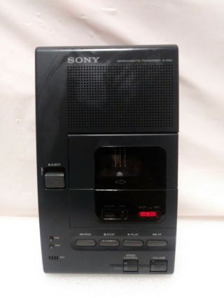 Sony Microcassette Transcriber Recorder M - 2000 - No Foot Pedal Vintage