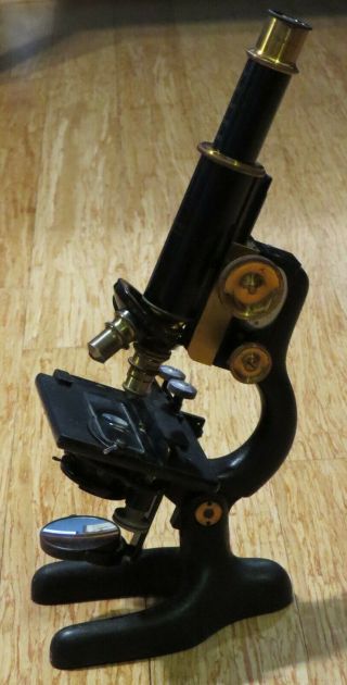Bausch & Lomb Antique Microscope In Good Order